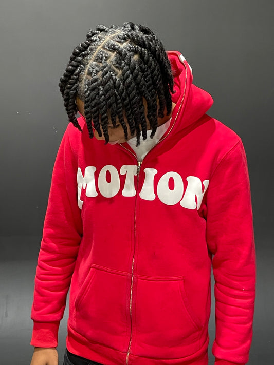 Red Puff Motion Full Zip